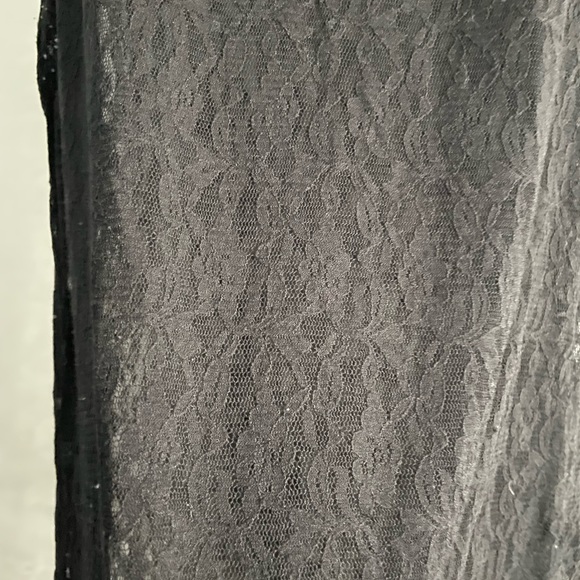 Guess Black Lace Sheer Sleeveless Shirt Size Large - Picture 5 of 6